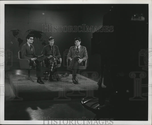 1971 Press Photo Doug Dahlgren, Wisconsin Television Anchor - mja73754 - Historic Images
