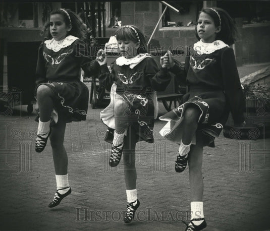 1991 Press Photo Cashel Dennely Irish Dancers of Brookfield in Waukesha - Historic Images