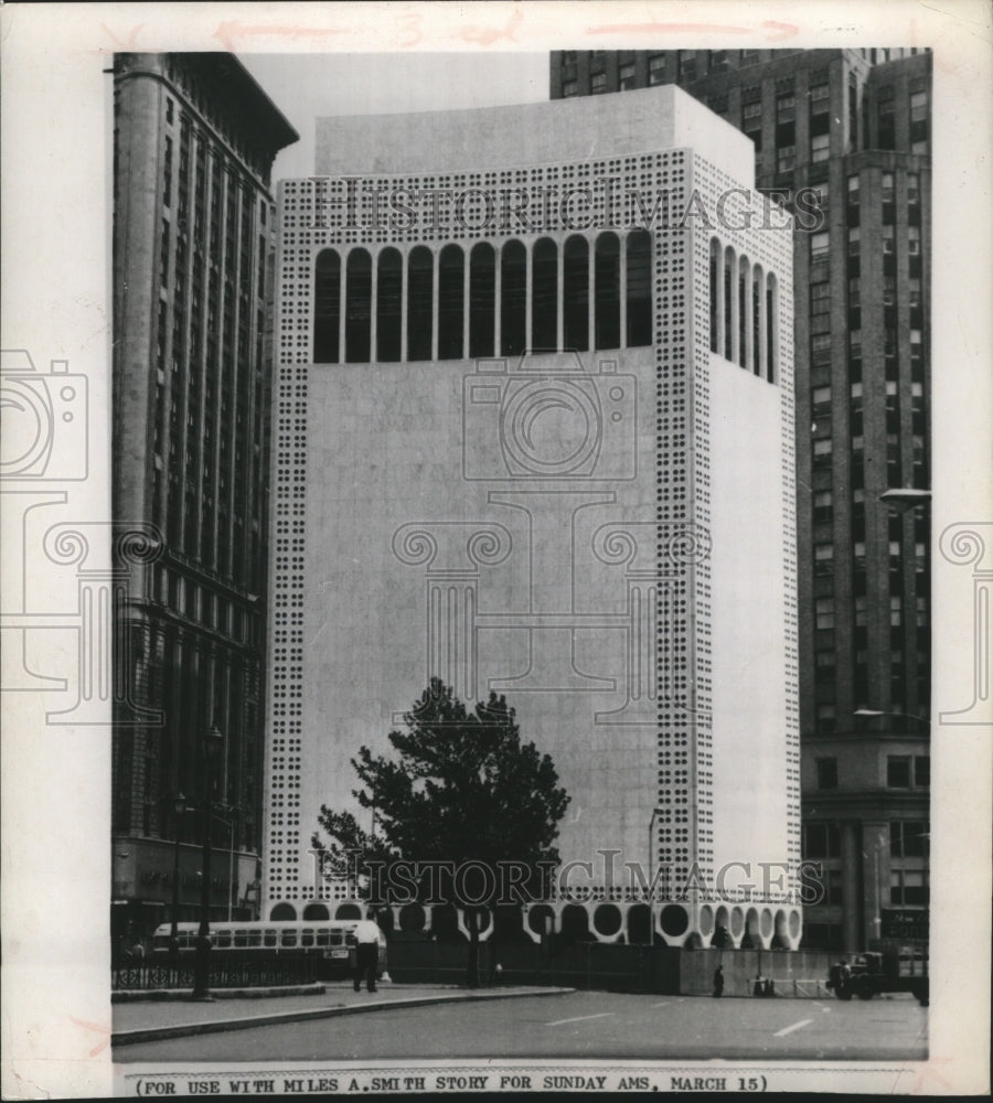 1964 Press Photo Huntington Hartord&#39;s new Gallery of Modern Art in New York City - Historic Images