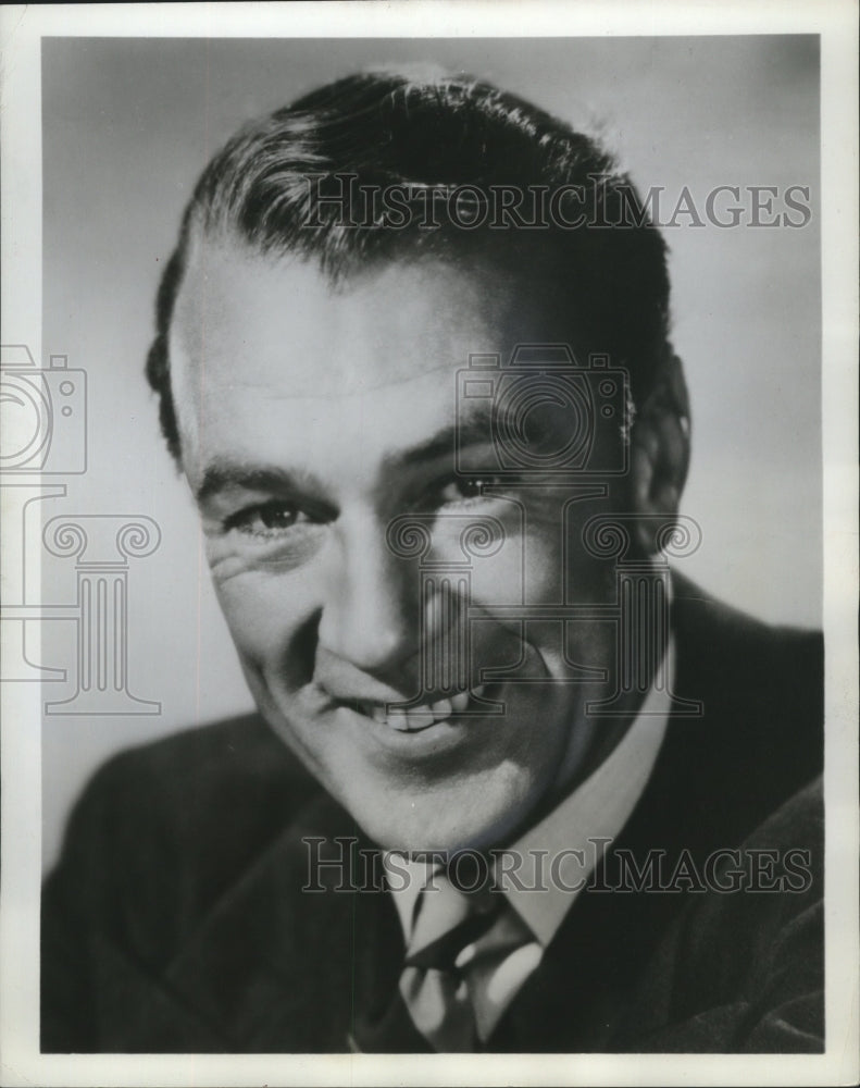 1964 Press Photo The late actor Gary Cooper narrated &quot;The Real West&quot; - Historic Images