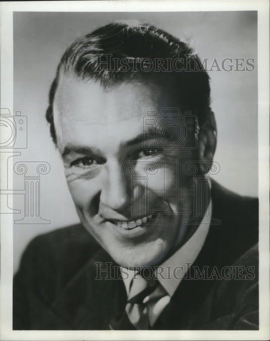 1964 Press Photo The late actor Gary Cooper narrated "The Real West" - Historic Images