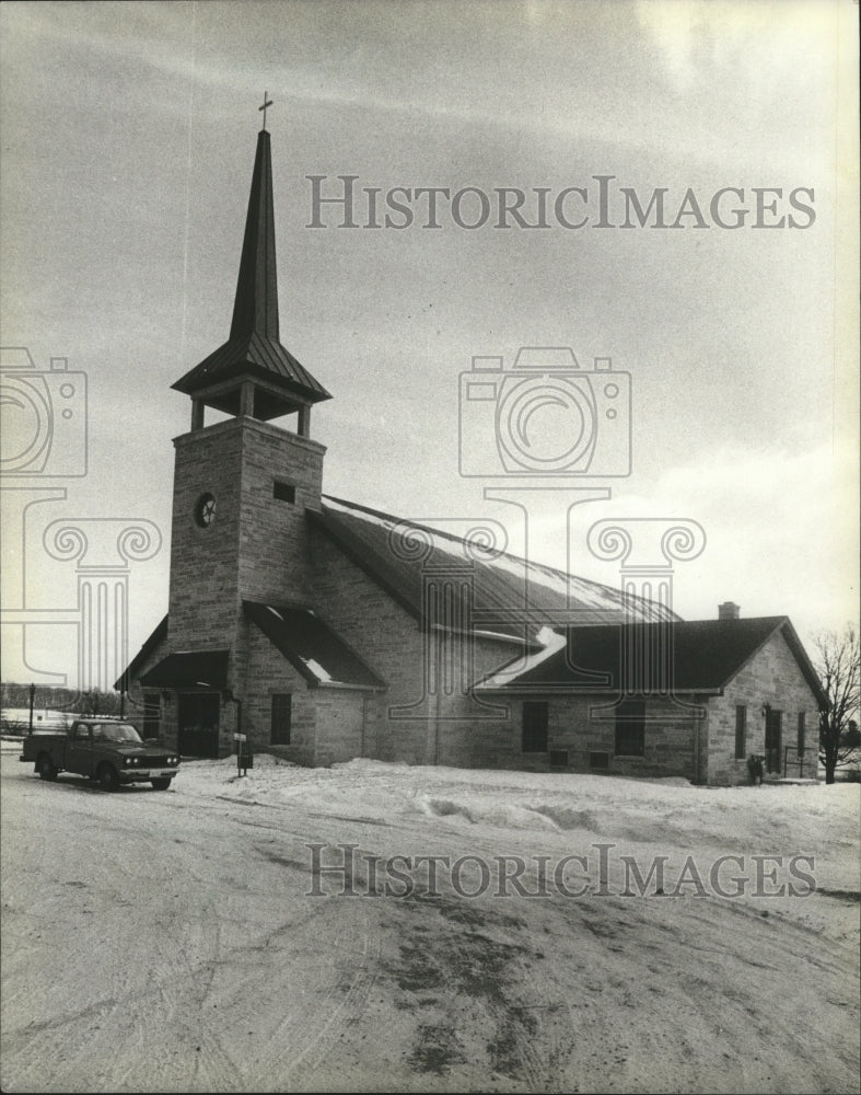 1982 Press Photo Divine Redeemer Evangelical Lutheran Church in Hartland - Historic Images