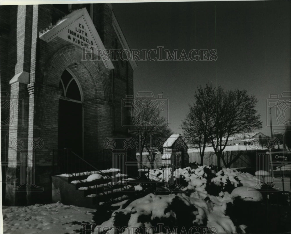 1994 Press Photo The Old First Immanuel Church, Cedarburg, Wisconsin - mja75304 - Historic Images