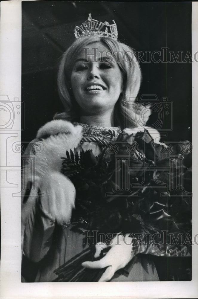 1969 Press Photo The new Miss Wisconsin, Cynthia Anne Morgan, Miss Janesville - Historic Images