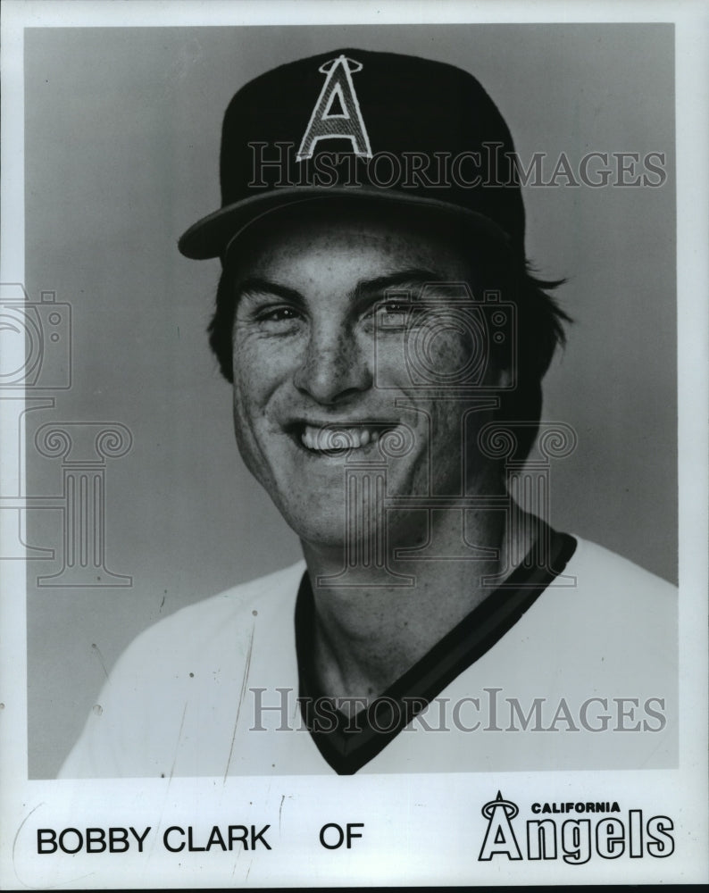 1983 California Angels Player Bobby Clark-Historic Images