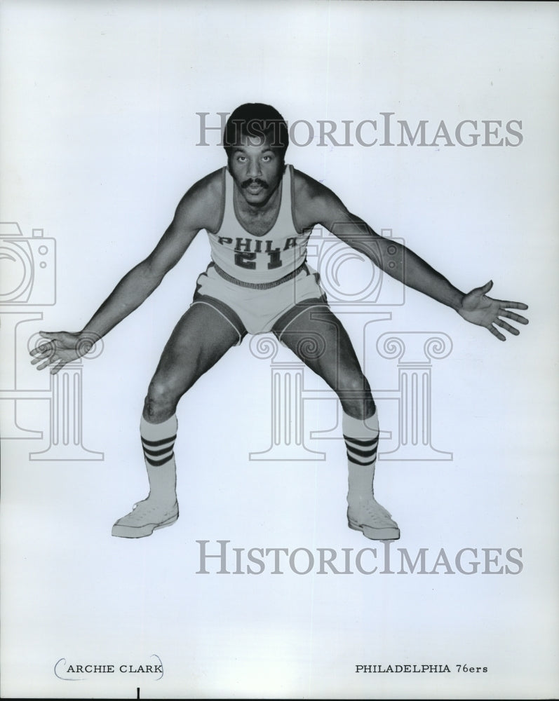 1970 Press Photo Archie Clark of the Philadelphia 76ers - mja76285- Historic Images