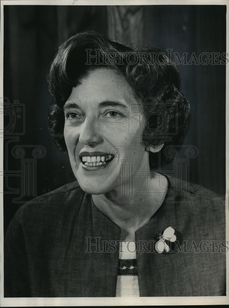 1966 Press Photo Kathryn Clark, a Leader of the Women&#39;s Movement - mja76291- Historic Images