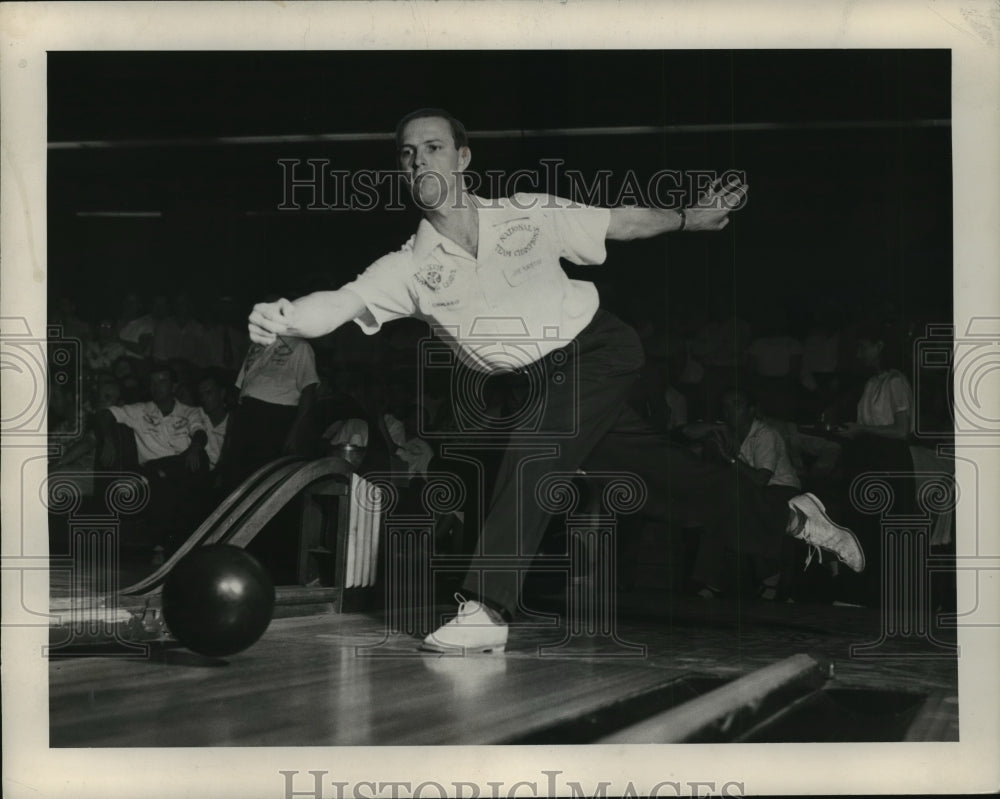 1948 Press Photo Joe Kristof Bowling - mja76418 - Historic Images