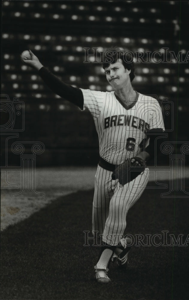 1980 Press Photo Milwaukee Brewers Baseball Player Arnie Kirchenwitz - mja77095- Historic Images