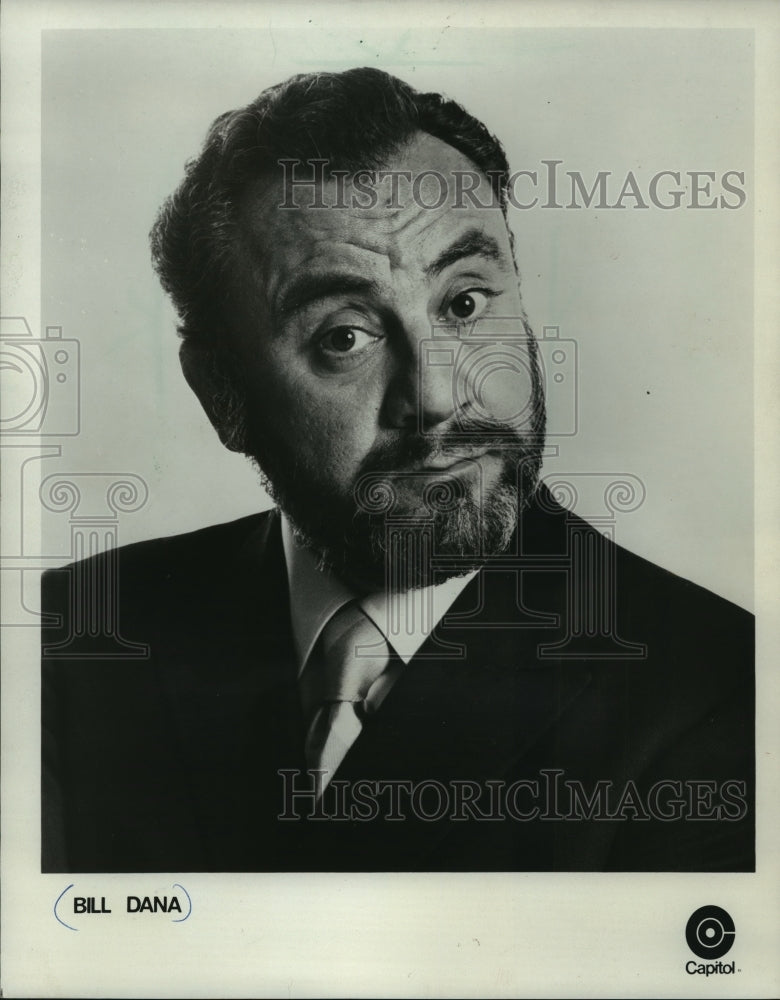 1970 Press Photo of Comedian Bill Dana - Historic Images