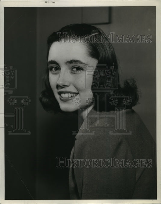 1941 Press Photo Patricia Curley--Mrs. Ray Krzoska, married to Coach Ray Krzoska-Historic Images