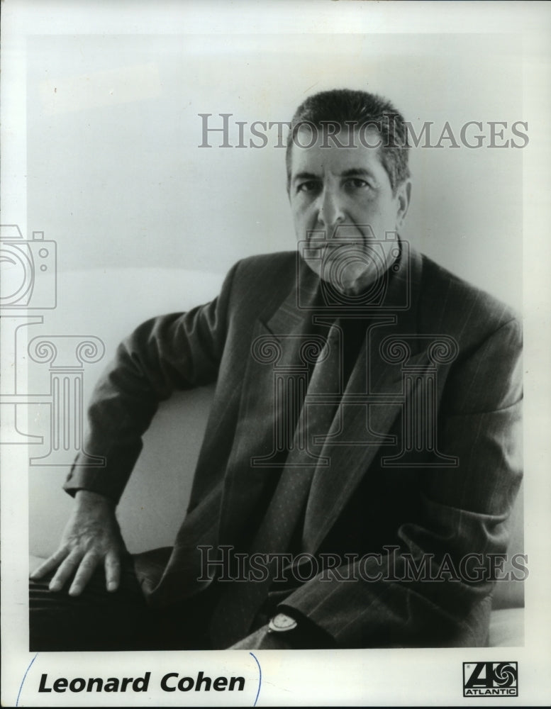 1991 Press Photo Song writer Leonard Cohen - mja77488-Historic Images