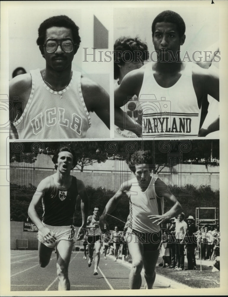 1981 Press Photo Racers to Compete in International Track &amp; Field Meet From UCLA - Historic Images