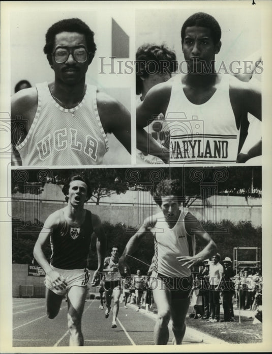 1981 Press Photo Racers to Compete in International Track & Field Meet From UCLA - Historic Images