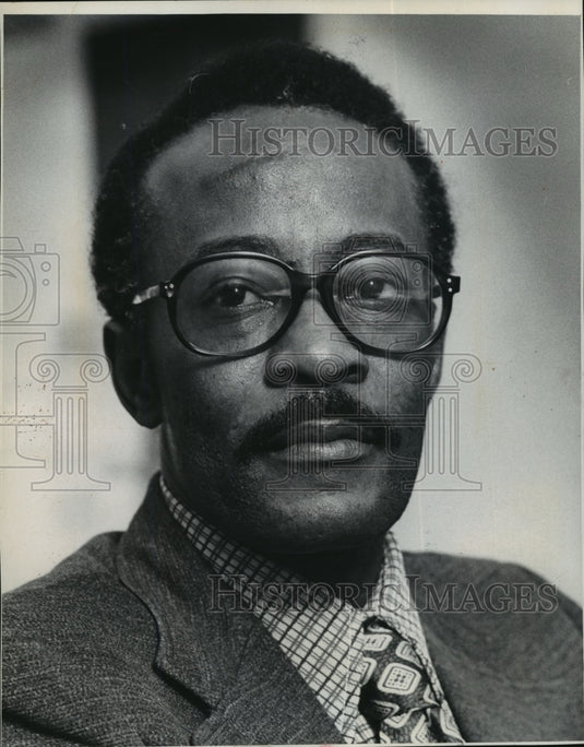 1980 Press Photo Vance Coleman, Commander for operations, Milwaukee - mja77698 - Historic Images