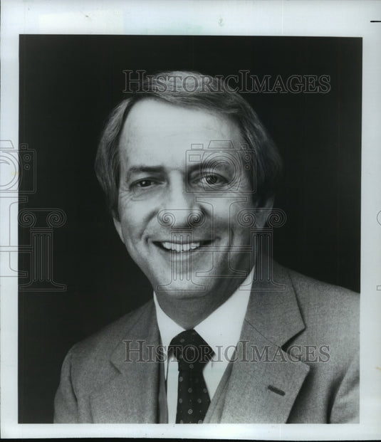 1983 Press Photo Weatherman, John Coleman is happy now that he has more time - Historic Images