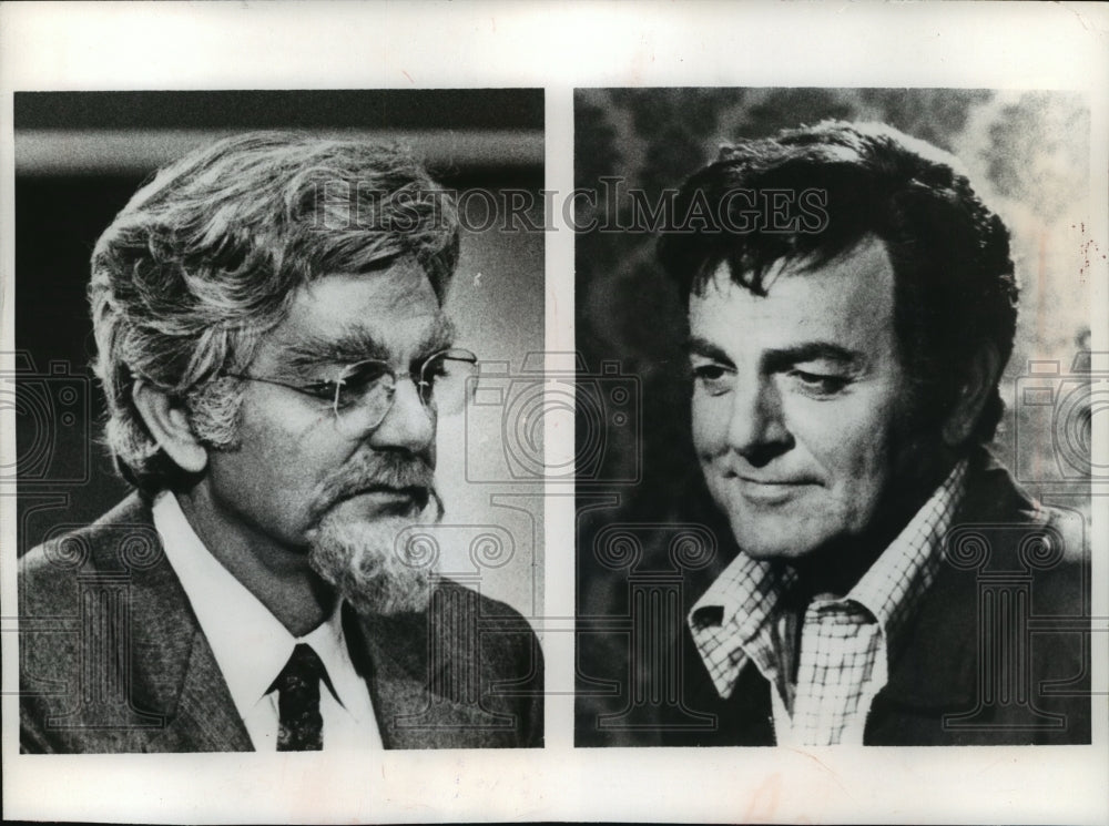 1973 Press Photo Mike Connors adopts a disguise for TV Show Mannix - Historic Images