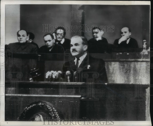 1945 Press Photo Russian Commissar V.M. Molotov - mja77909 - Historic Images
