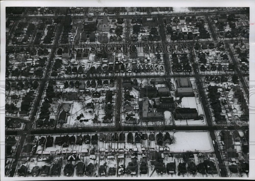 1960 overlooking Concordia college campus in Wisconsin-Historic Images
