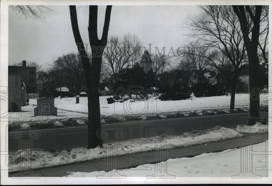 1960 Press Photo Concordia University Wisconsin site for dormitory construction-Historic Images