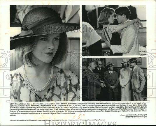 1991 Press Photo The Star-Studded Cast of The Motion Picture "Billy Bathgate" - Historic Images