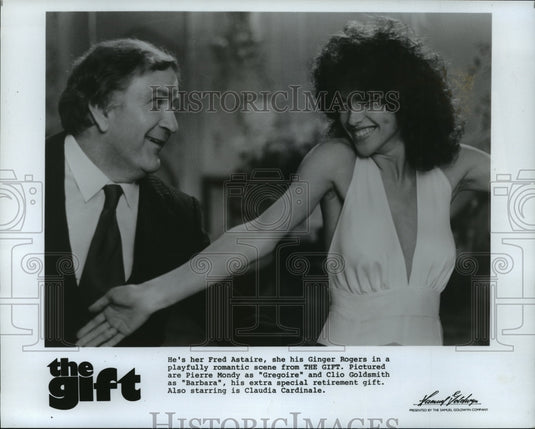 1983 Press Photo Clio Goldsmith and Pierre Mondy in Motion Picture "The Gift" - Historic Images