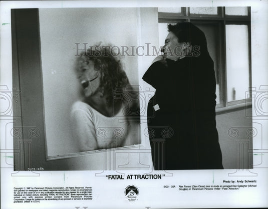1988 Press Photo "Fatal Attraction" thriller film - mja78379 - Historic Images