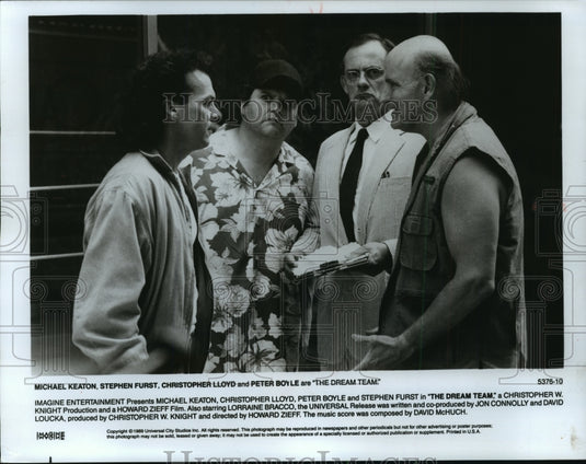 1989 Press Photo Scene form the movie "The Dream Team" - mja78501-Historic Images