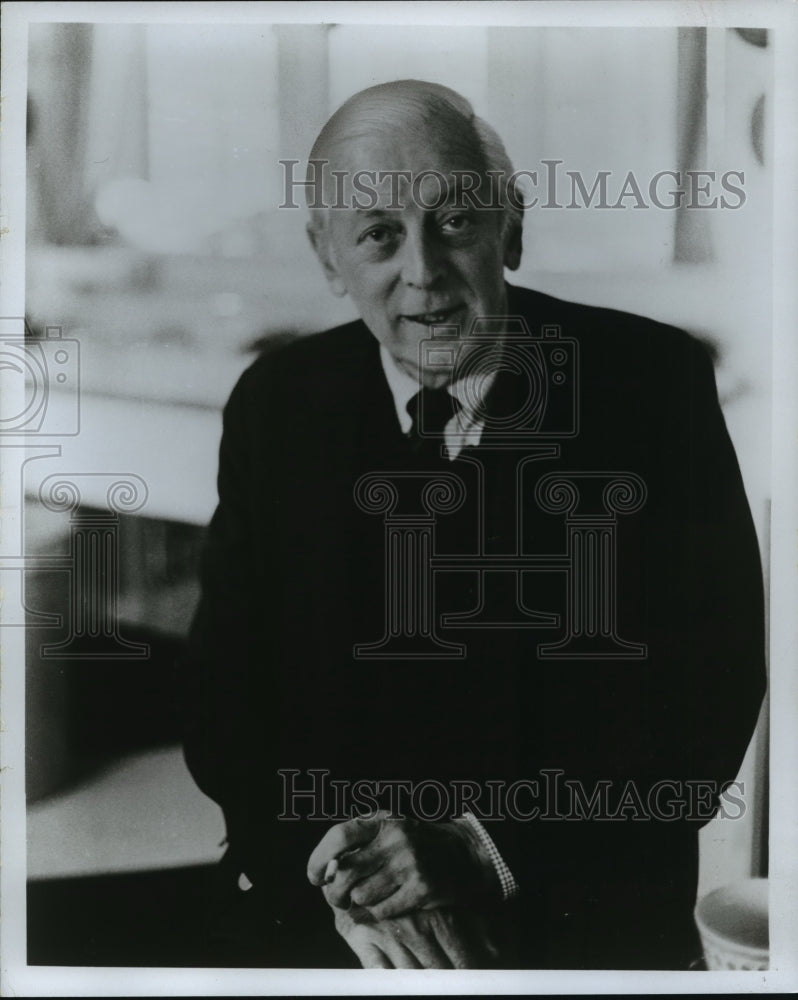 1972 TV Commentator Alistair Cooke-Historic Images