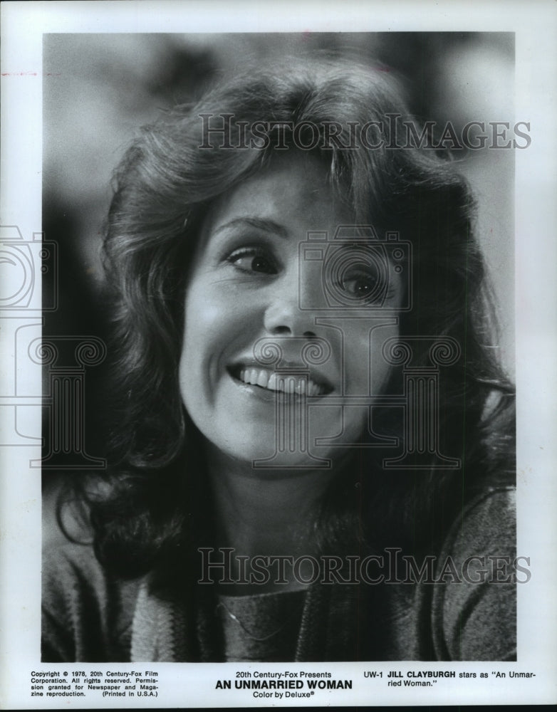 1978 Press Photo Jill Clayburgh in &quot;An Unmarried Women&quot; - mja78727 - Historic Images