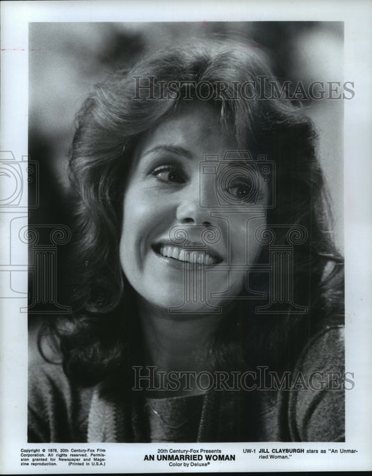 1978 Press Photo Jill Clayburgh in "An Unmarried Women" - mja78727 - Historic Images