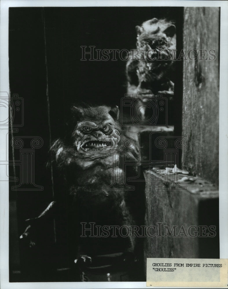 1985 Press Photo Motion Pictures-- A ghoulle from "Ghoulies" - Historic Images