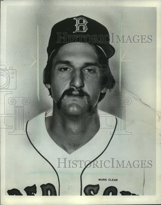 1983 Press Photo Mark Clear of Boston Red Sox Baseball - mja78987- Historic Images
