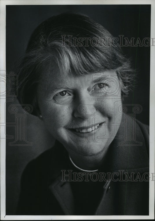 1971 Press Photo Catherine B. Cleary, president of First Wisconsin Trust Company-Historic Images