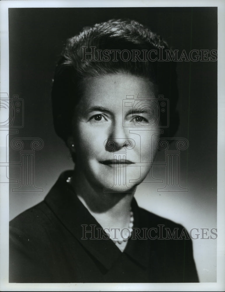 1972 Press Photo Catherine Cleary, First Wisconsin Trust Company President-Historic Images