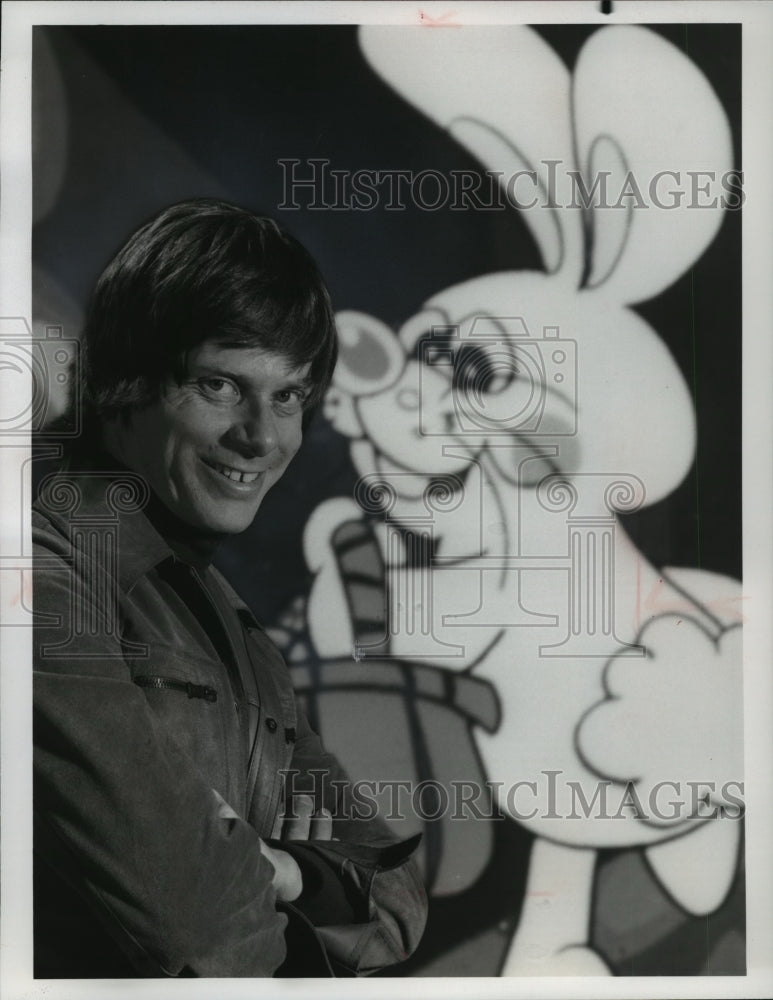 1976 Press Photo Robert Morse as Voice of Stuffy the Rabbit - mja79161 - Historic Images