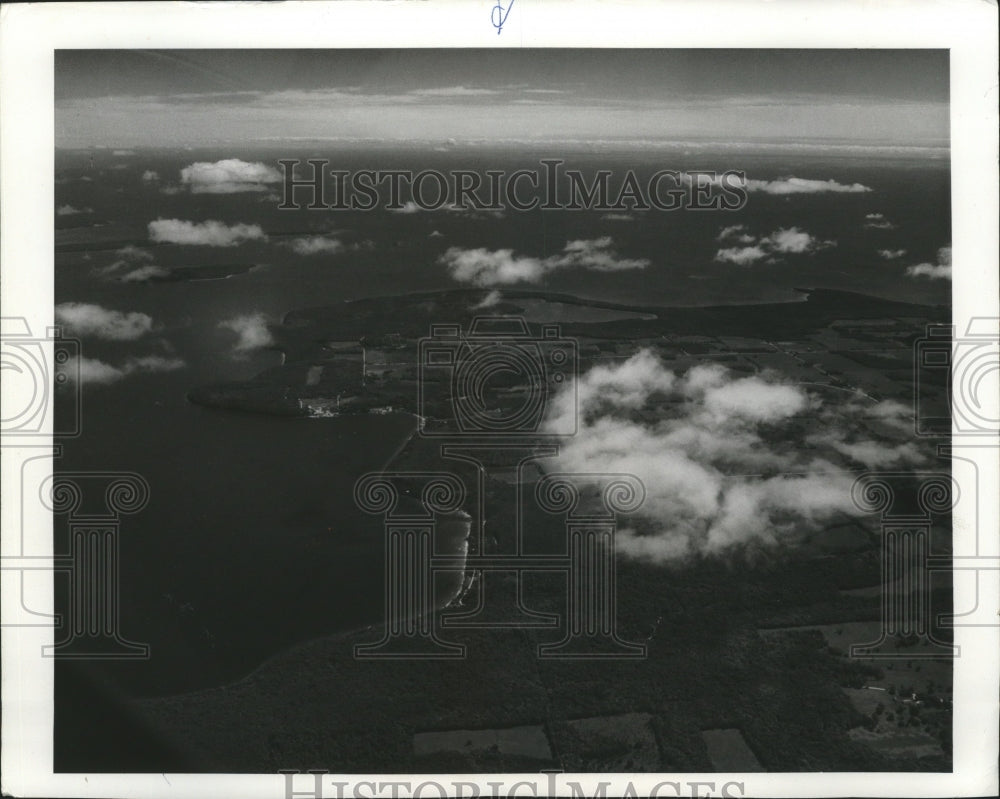 1979 Aerial photo of the Green Bay Islands.-Historic Images