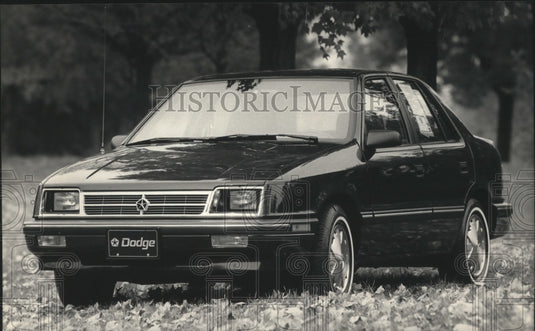 1986 Press Photo The new Dodge Shadow - Historic Images