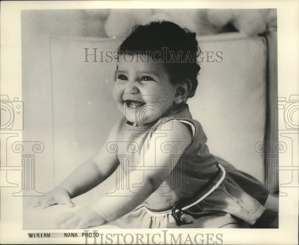 1966 Press Photo King Hassan of Morocco&#39;s daughter, Miriam - mja79816 - Historic Images