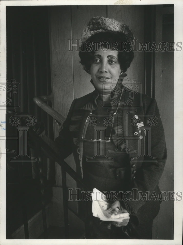 1971 Press Photo Mrs. Mattie Coney, founder of Citizens Forum Inc. - mja80101 - Historic Images