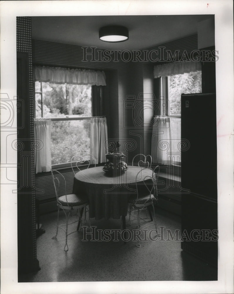 1965 Modern Kitchen and breakfast area at Home of Walter Drake-Historic Images