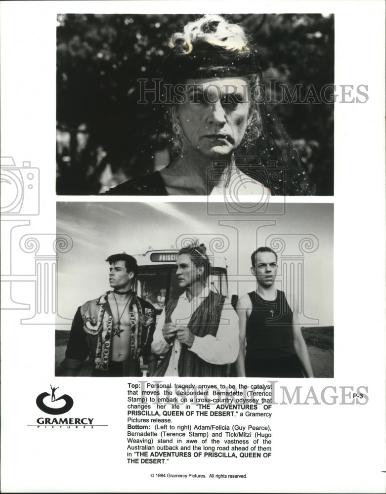 1994 Press Photo The Cast of &quot;The Adventures of Priscilla, Queen of the Desert&quot; - Historic Images