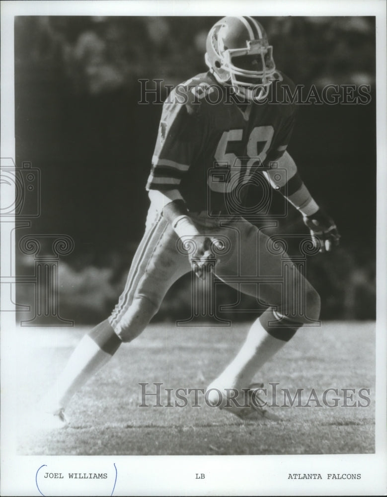 1983 Press Photo Joel Williams of the Atlanta Falcons - mja80540-Historic Images