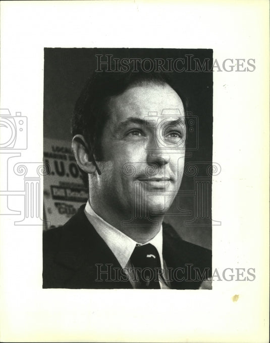 1978 Press Photo Bill Bradly celebrates his senate election win, New Jersey - Historic Images