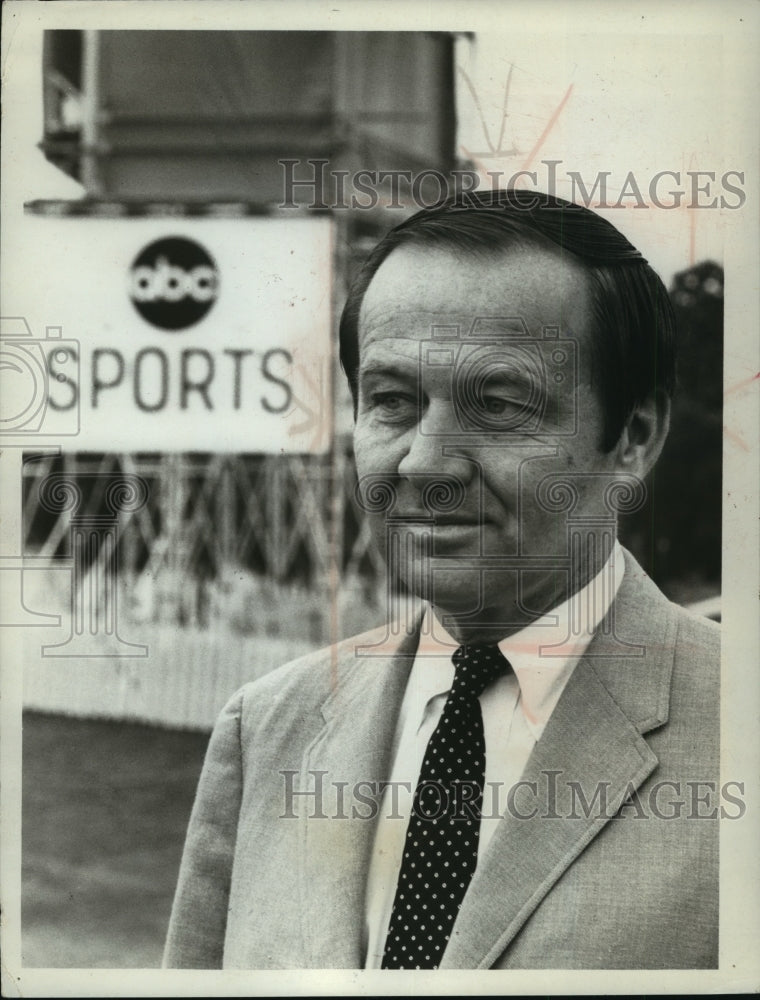 1970 Press Photo ABC-TV Sports Show Announcer Jim McKay - Historic Images