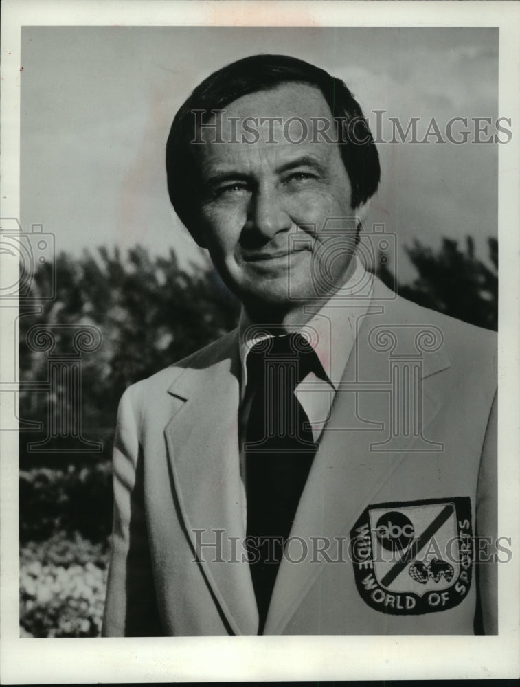 1976 Press Photo Jim Mckay Announcing Sports In The United States - mja80728 - Historic Images