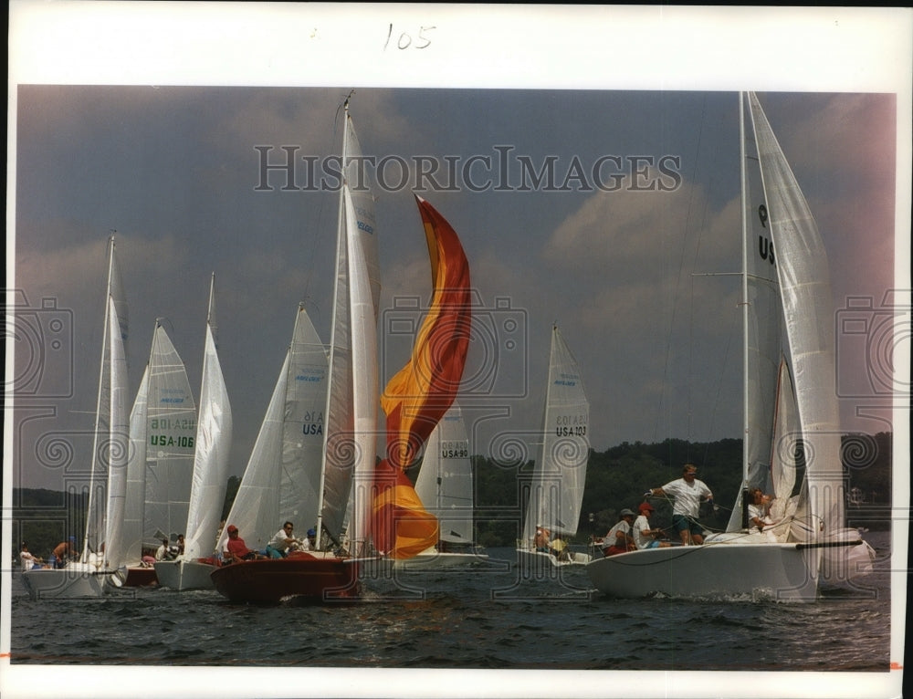 1994 Press Photo The First Race of Melges 24 Gold Championship on Lake Geneva - Historic Images