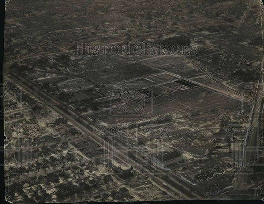 Press Photo Arial view of sight of Capital Court shopping center - mja81652 - Historic Images