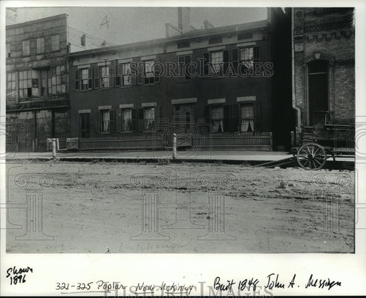 1848 Press Photo The Building Built in 1848 by John A. Messinger - mja81896-Historic Images