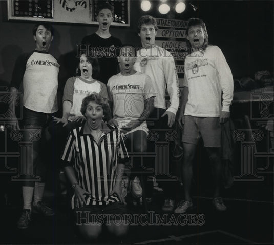 1988 Press Photo ComedySportz group- Historic Images